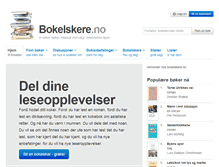 Tablet Screenshot of bokelskere.no